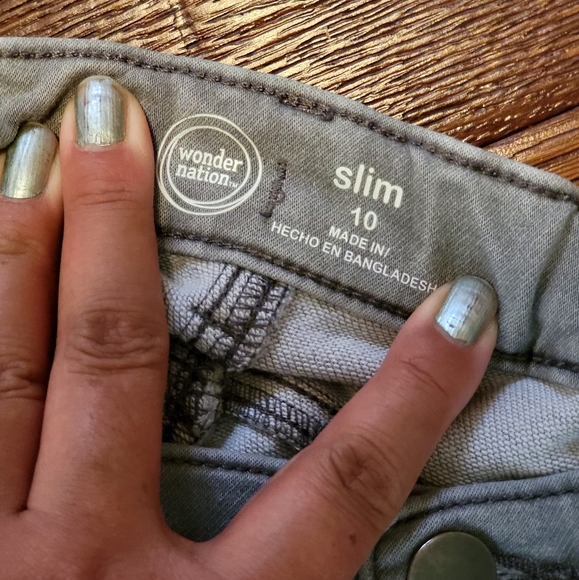 wonder nation gray jeans - Picture 3 of 4